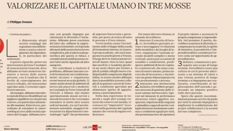 Tre passi per valorizzare il capitale umano
