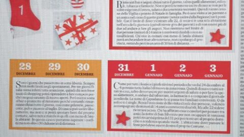 Il calendario delle chiusure nelle prossime Festività